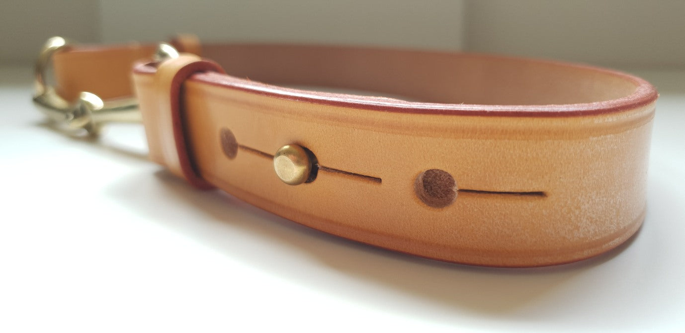 Filly & Fox Shackle Dressage Belt with Brass Horse Bit