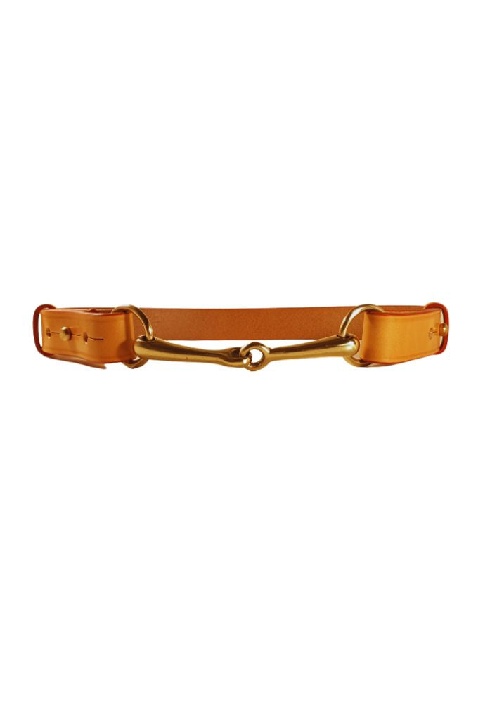 Filly & Fox Shackle Dressage Belt with Brass Horse Bit