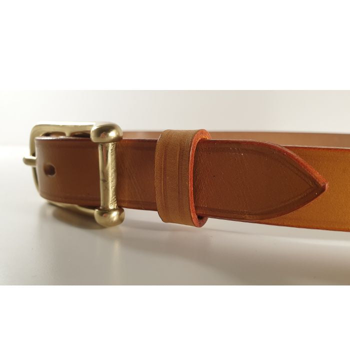 Handmade Skinny Bridle Leather Belt | Filly & Fox FILLY & FOX