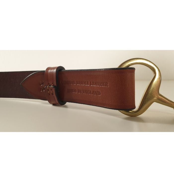 Filly & Fox Premium Bridle Leather Equestrian Belt | Women's Rider Dressage Style FILLY & FOX