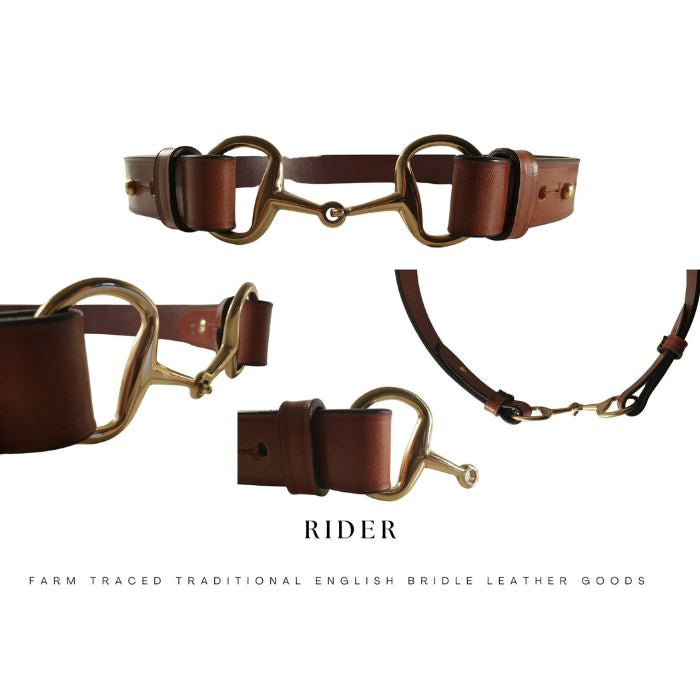 Filly & Fox Premium Bridle Leather Equestrian Belt | Women's Rider Dressage Style group image