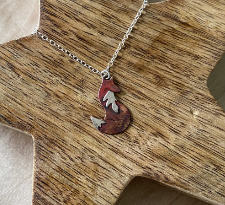 COPPER FOX - Our copper and eco silver fox inspired necklace - FILLY & FOX