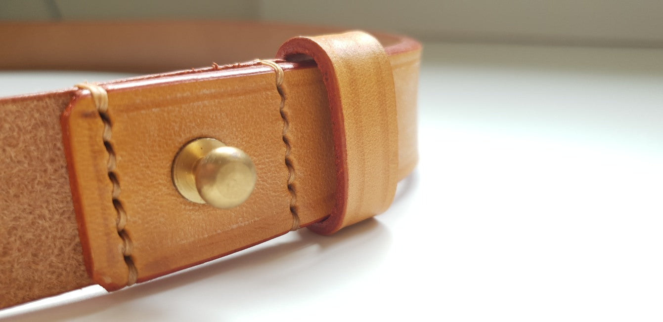 Filly & Fox Shackle Dressage Belt with Brass Horse Bit