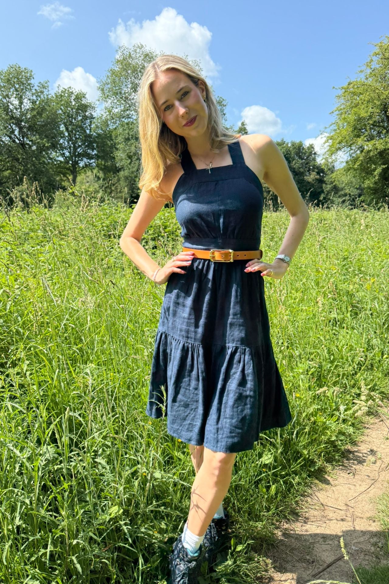 Handmade Skinny Bridle Leather Belt | Filly & Fox - FILLY & FOX