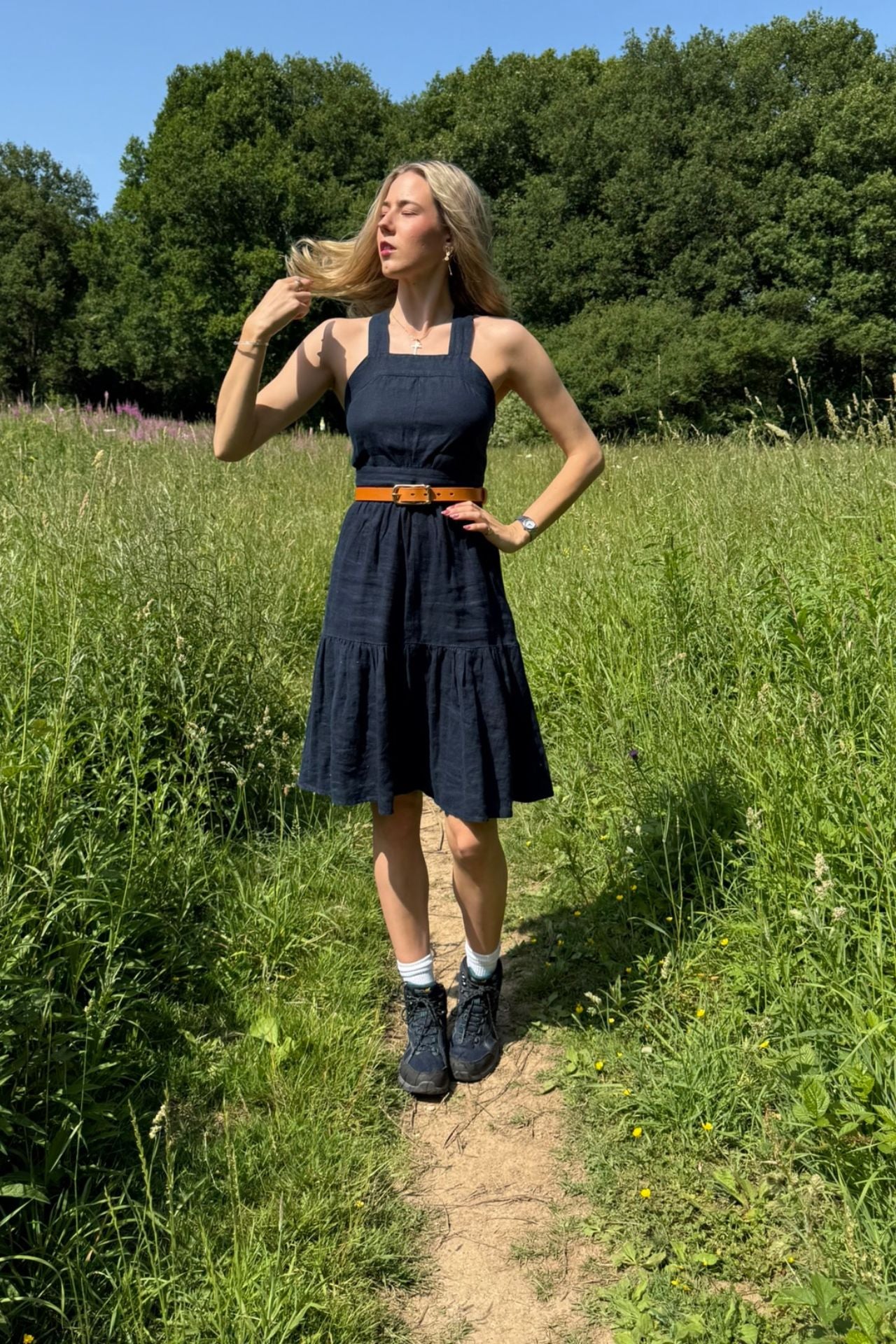 Handmade Skinny Bridle Leather Belt | Filly & Fox - FILLY & FOX