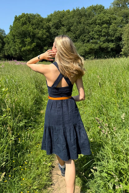 Handmade Skinny Bridle Leather Belt | Filly & Fox - FILLY & FOX