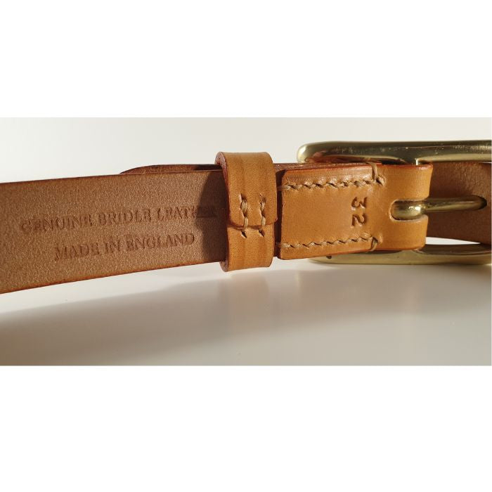 Handmade Skinny Bridle Leather Belt | Filly & Fox FILLY & FOX