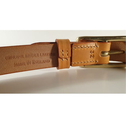 Handmade Skinny Bridle Leather Belt | Filly & Fox FILLY & FOX