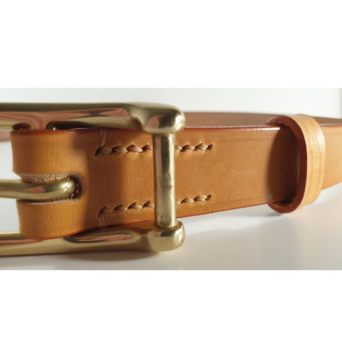 Handmade Skinny Bridle Leather Belt | Filly & Fox FILLY & FOX