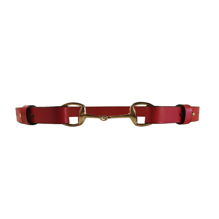RIDER women's dressage style bridle belt with brass hardware | Filly & Fox