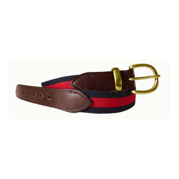 POLO SPORT -  Webbing and leather tab style belt | Filly & Fox - FILLY & FOX