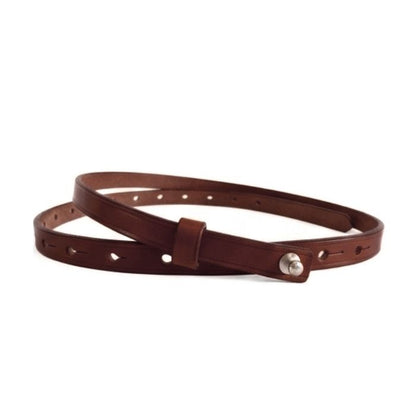 COTSWOLD Button Strap Skinny Belt | Filly & Fox - FILLY & FOX