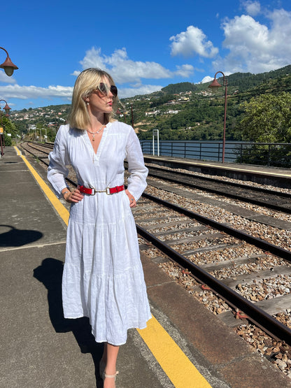 Filly & Fox Premium Bridle Leather Equestrian Belt | Women's Rider Dressage Style