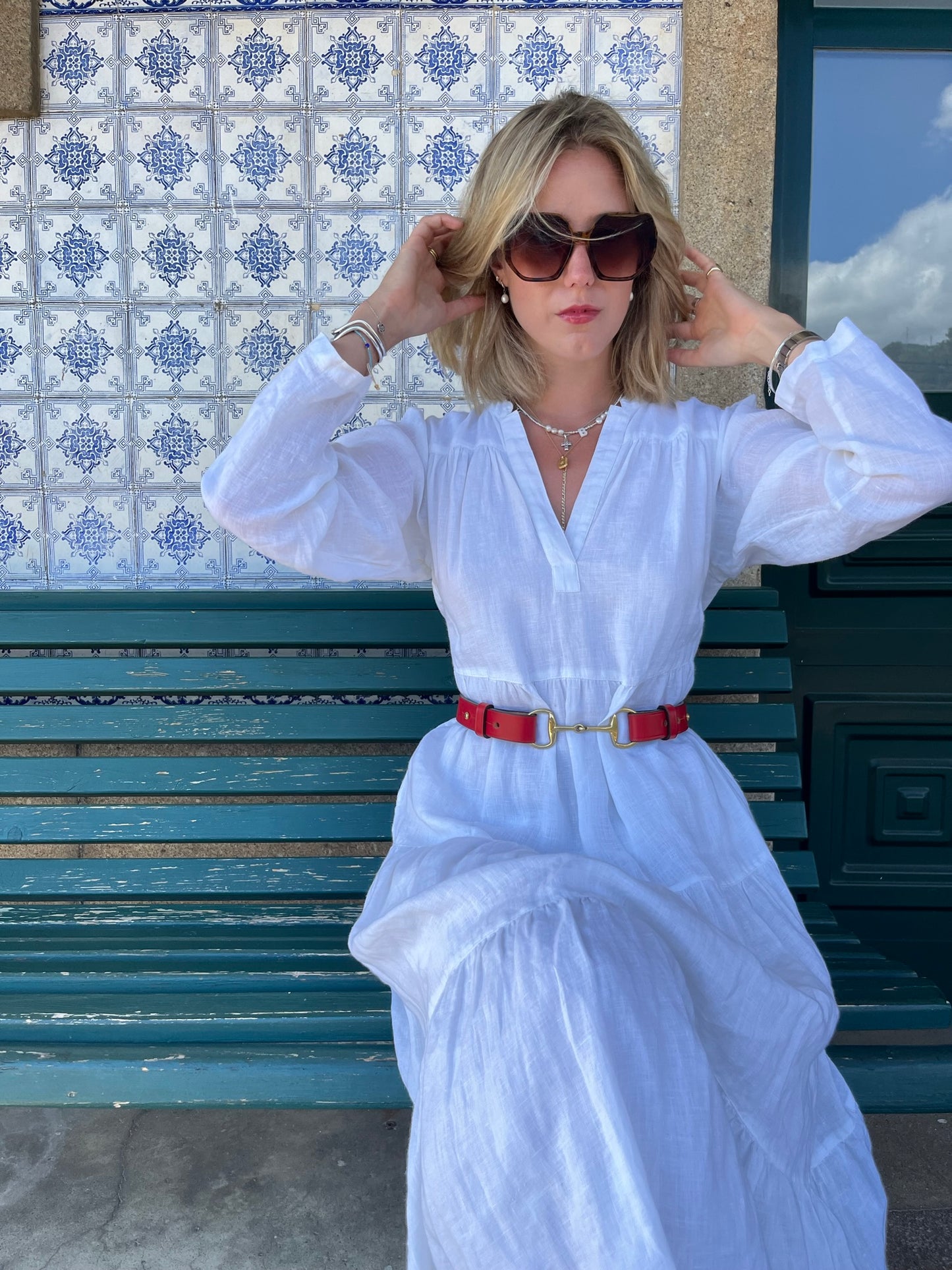 Filly & Fox Premium Bridle Leather Equestrian Belt | Women's Rider Dressage Style