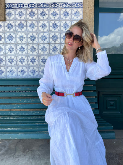 Filly & Fox Premium Bridle Leather Equestrian Belt | Women's Rider Dressage Style