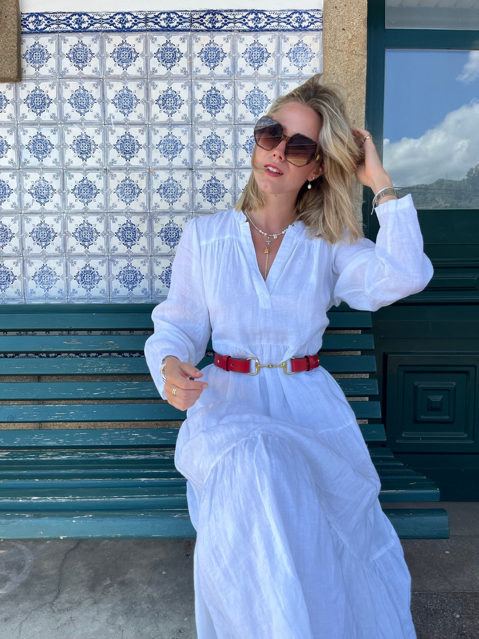 Filly & Fox Premium Bridle Leather Equestrian Belt | Women's Rider Dressage Style - FILLY & FOX