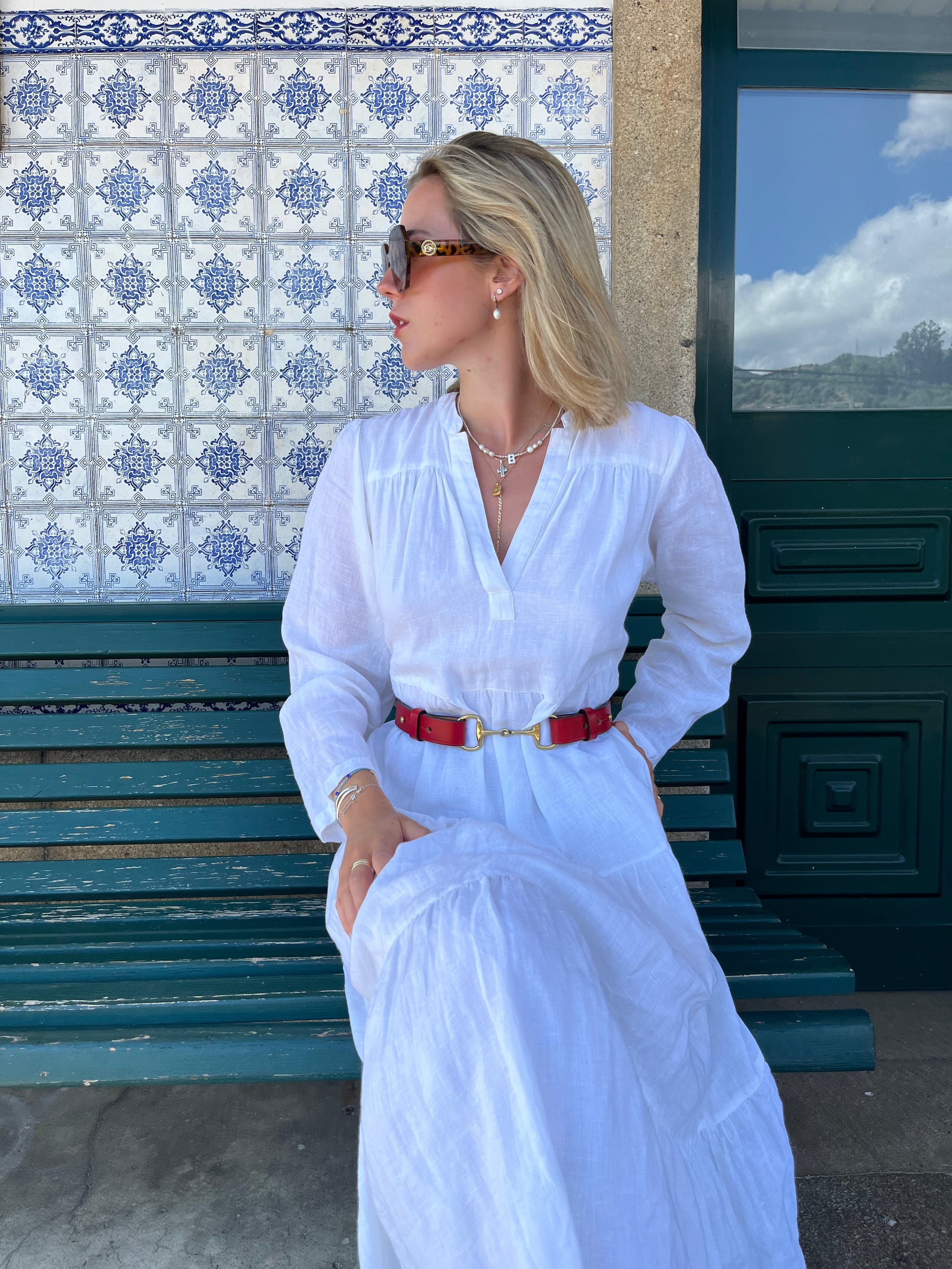 Filly & Fox Premium Bridle Leather Equestrian Belt | Women's Rider Dressage Style - FILLY & FOX