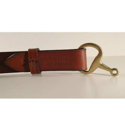 Filly & Fox Premium Bridle Leather Equestrian Belt | Women's Rider Dressage Style FILLY & FOX