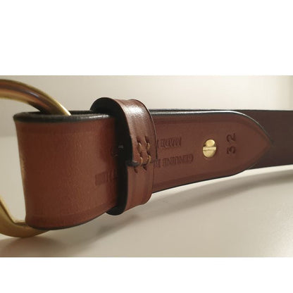 Filly & Fox Premium Bridle Leather Equestrian Belt | Women's Rider Dressage Style FILLY & FOX